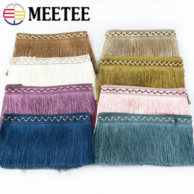 1/2/4Meters 13cm Curtain Tassel Fringe Trimming DIY Home Textile Garment Braid Trim Lace Ribbon Decorate Sewing Accessories