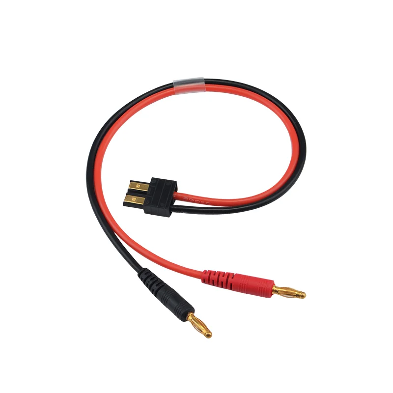 RC Charge Cable 12AWG 14AWG 200mm Silicone Wire Amass TRX Charge Lead to 4mm Banana Plugs For IMAX B6 B6AC Lipo Balance Charger