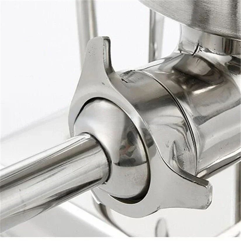 New 1Pcs Big Triangle Screw Nut Spare Part for Stainless Steel Churros Machine Accessory Replacement Manual Sausage Stuffer