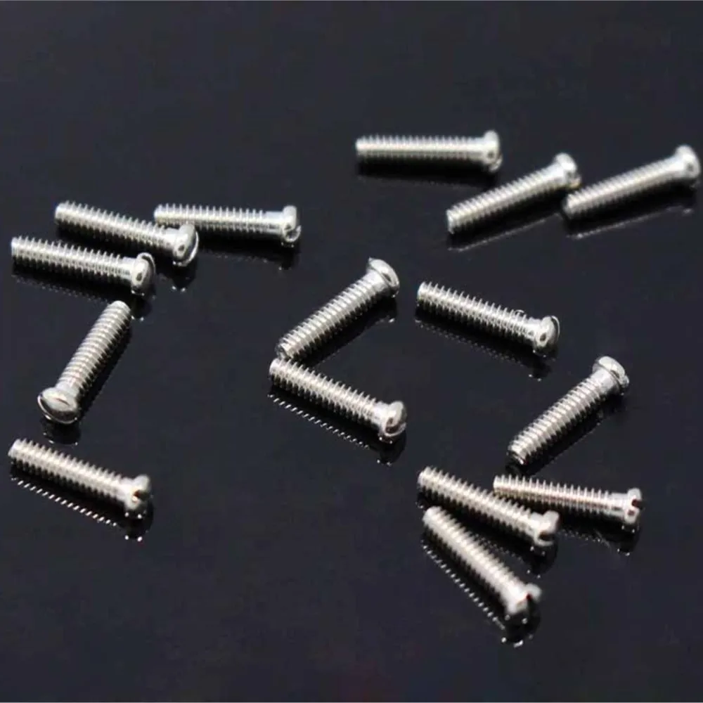 500 szt. Rozmiar 2.0x1.4x5.8mm okulary okulary okulary optyczne elementy śrubowe