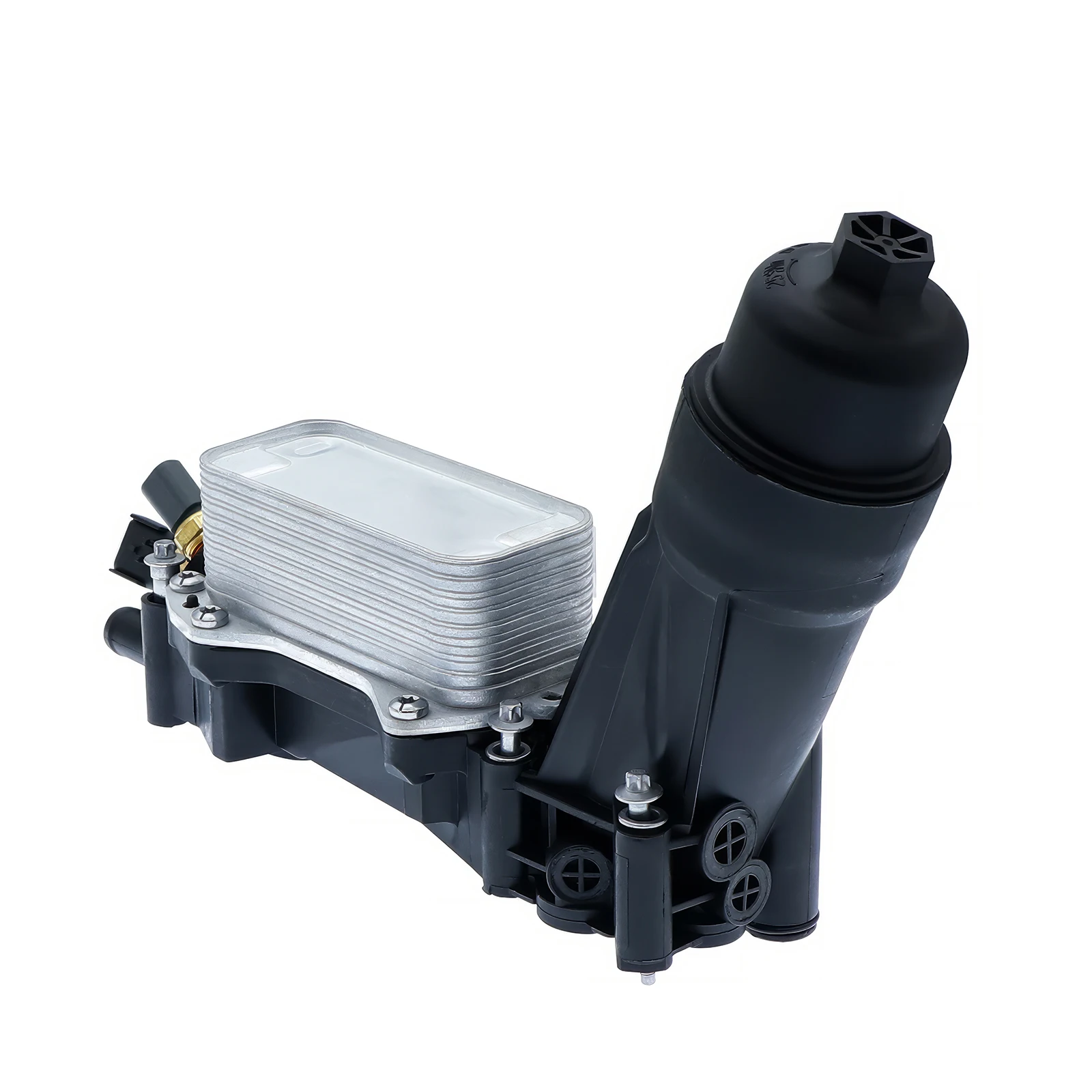 68105583AF Rumah Adaptor Filter Pendingin Oli dengan Set Gasket untuk Chrysler Dodge Jeep Ram 3.6 V6 2014-2018 68105583AF/AC/AA/AB