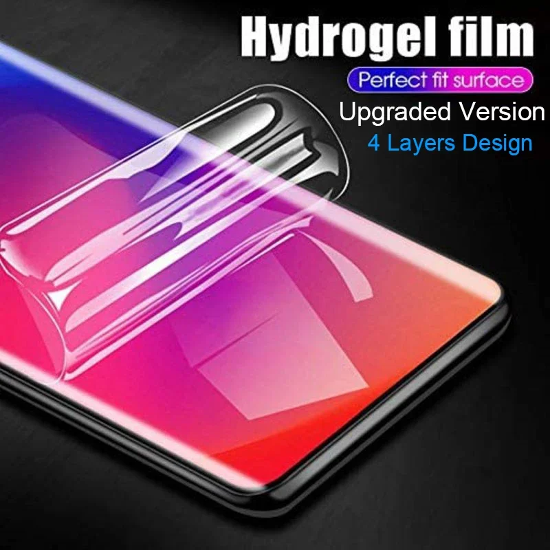 Hydrogel Film for OPPO Reno4 Pro Reno3 Pro Reno2 Z 10X Find X2 Pro FindX Sensitive 4 Layers Design Protective Screen Protector