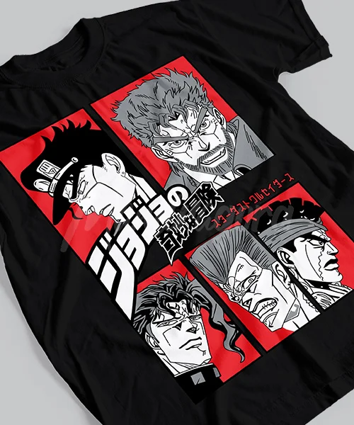 T-shirt for Anime JoJo’s Bizarre Adventure Personajes