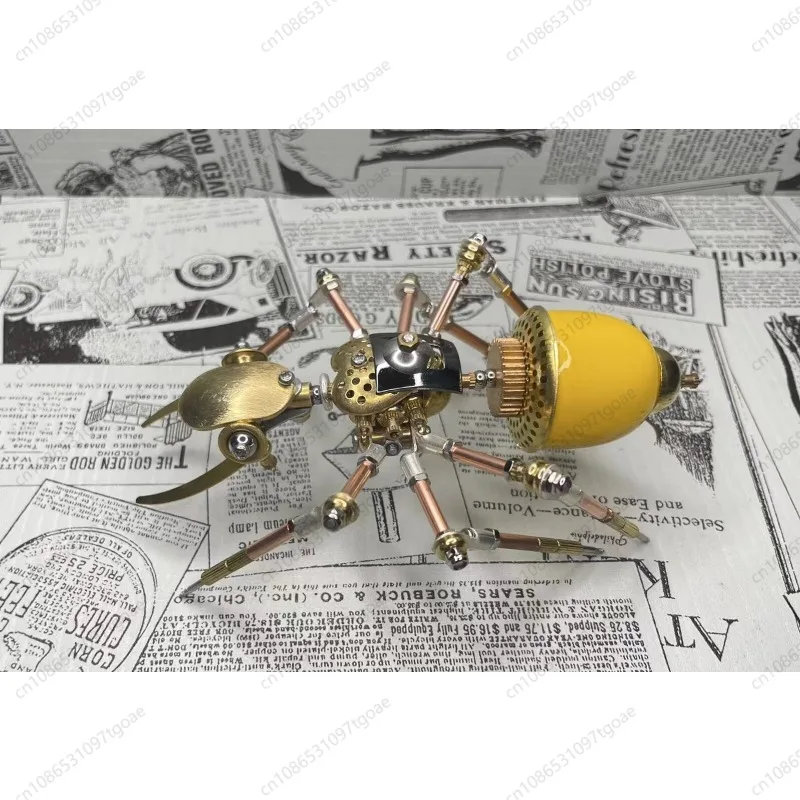Steampunk Handmade Insect Ant Model Creative Personalized Gift Modern Decor for Kids Room Desktop Ornament