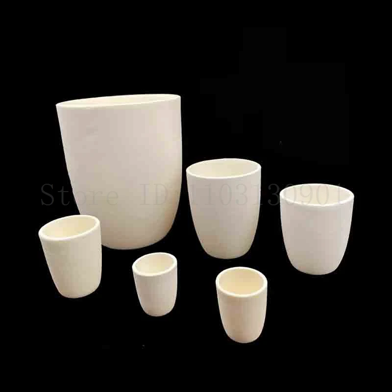 Lab 5ml-750ml Arc Shaped Mafei Furnace Volatile Ceramic Alumina Crucible for Thermal Analysis of Experiment