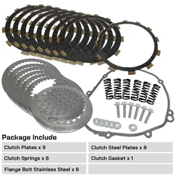 Clutch Kit Heavy Duty Springs & Cover Gasket For Yamaha R1 YZFR1 YZF-R1 2006 2007 2008 4C8-W001G-00-00