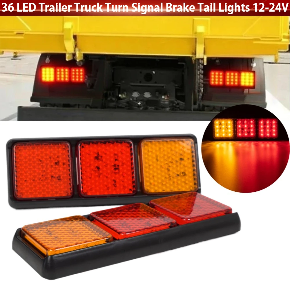 

Комплект из 2 шт. (36 LED) — Стоп-сигналы и указатели поворота для прицепов, грузовиков, кемперов, UTE, 12В-24В
