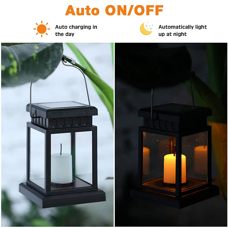 Solar Palace Lantern Lawn Camping Decoration Landscape Courtyard Garden European-style LED Atmosphere Candle Light