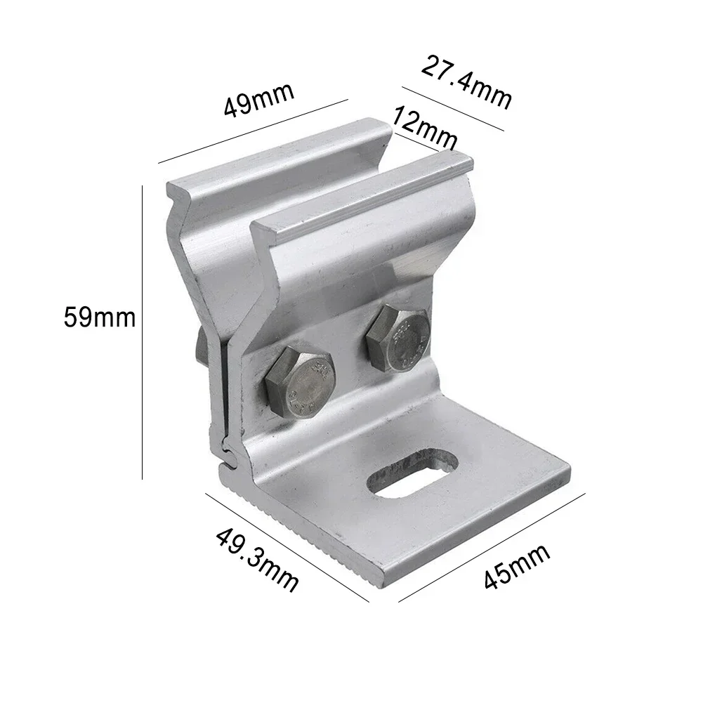 

For Solar Panels House And Boat For Roof Solar Panel Mounting Bracket Stainless Steel Fixing Clamp Mounting Bracket