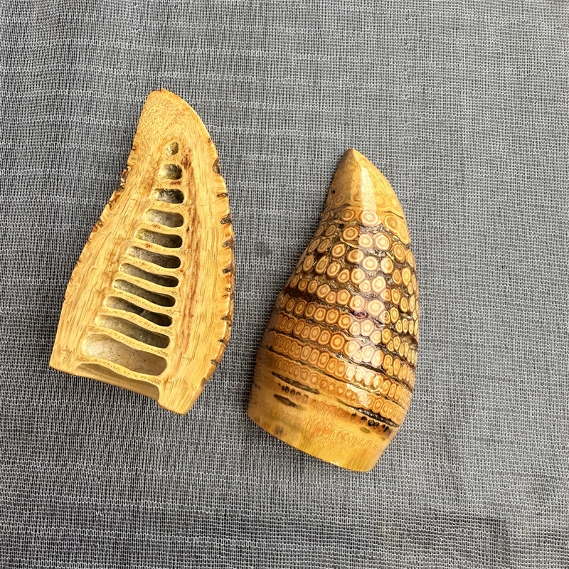 Taoist supplies,Holy Hexagram Holy Grail, Bamboo Root Hexagram,Bamboo Root Hexagram,Old Bamboo Root Holy Hexagram,Feng Shui