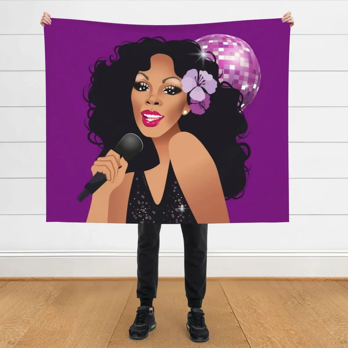 

Disco Queen Throw Blanket Sleeping Bag Decorative Throw sofa bed for babies Blankets