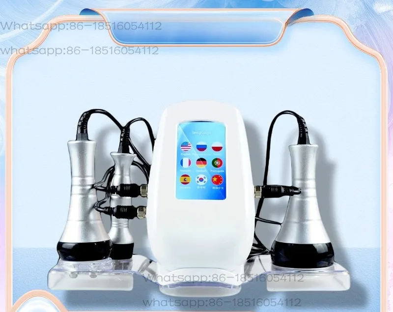 40K Cavitation Ultrasonic Vacuum Beauty Device, Multi‑Language Skin Tightening Machine For Home & Salon Use