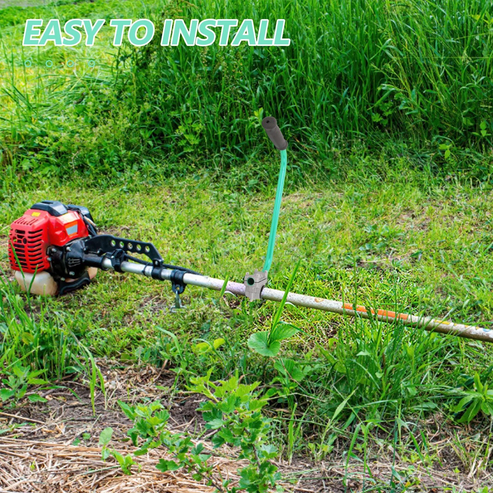 Adjustable Lawn Mower Auxiliary Handle Grass Trimmer Grip Ergonomic Comfort for Yard Landscaping Mower Deck Front Rod Compatible