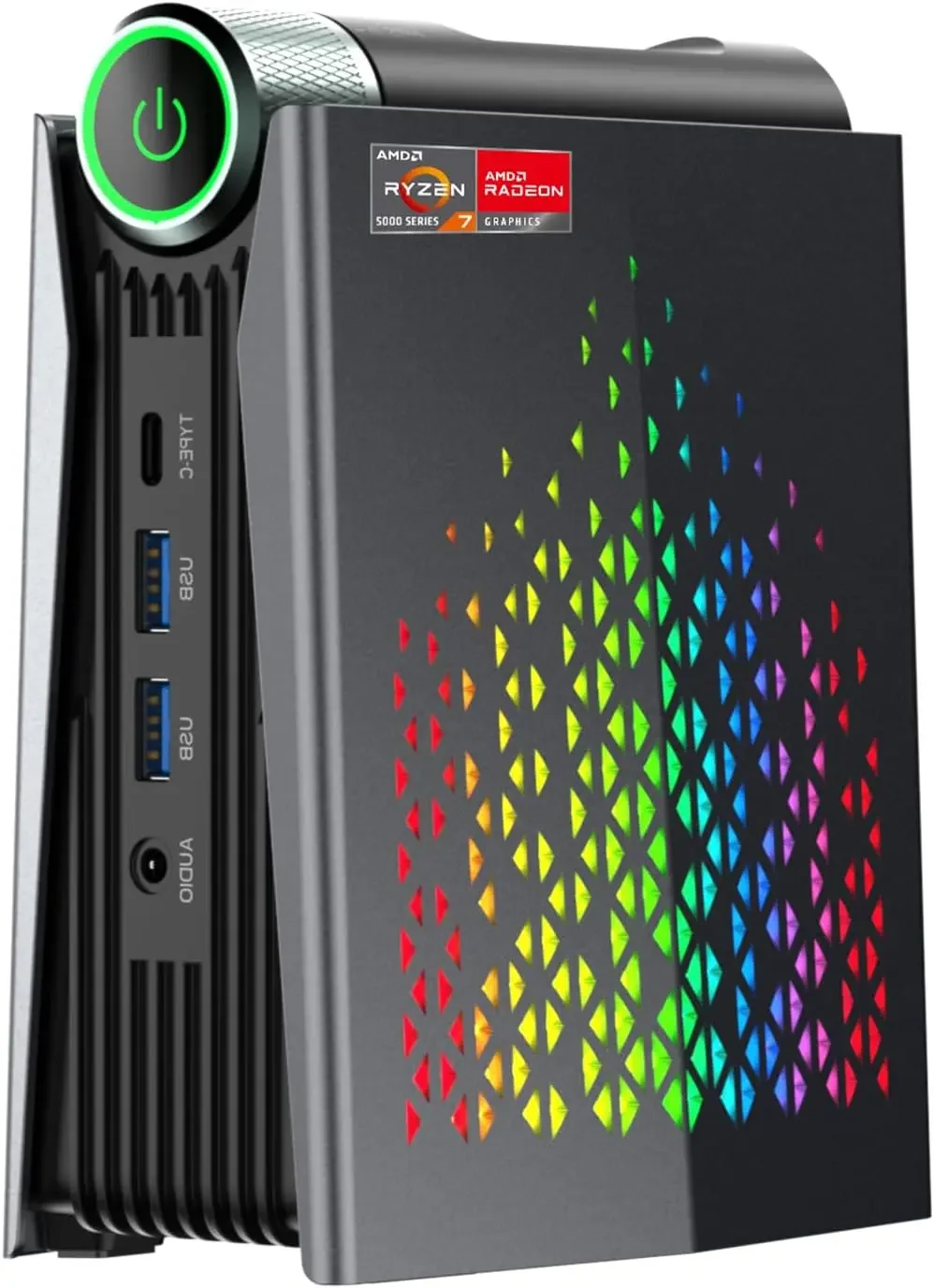 

[Gaming PC Ryzen Mini PC, AMD Ryzen 7 Pro5875U 16GB DDR4 512GB NVME SSD Mini Desktop Computer,11 Pro Mini PC Gaming[WiFi6/BT5.2]