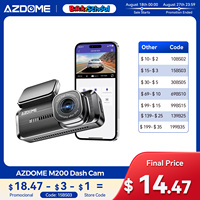 AZDOME M200 Dash Cam WiFi Mini Car Camera 1080P Front Dash Camera for Cars Parking Mode G-Sensor Night Vision APP Loop Recording