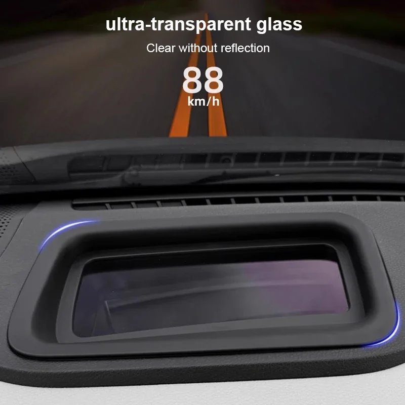 Car Head Up Display Protector for Mercedes Smart Elf #1 Car HUD Display Protective Cover HD Tempered Glass Anti Reflection