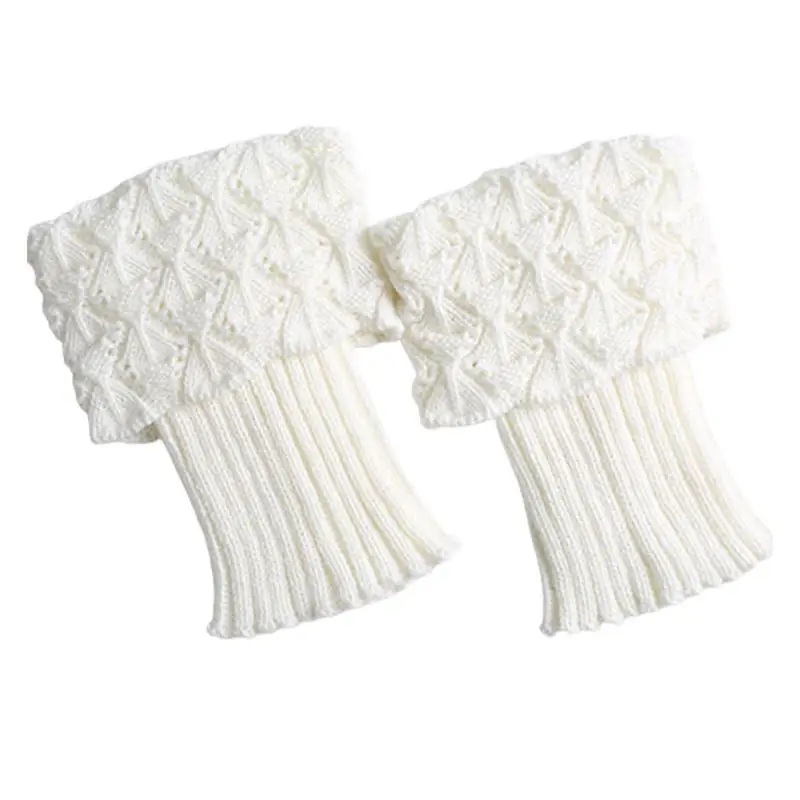 Poignets de bottes chauds et coupe-vent, jambières rétractables multifonctionnelles, poignets de bottes courtes au crochet, hiver