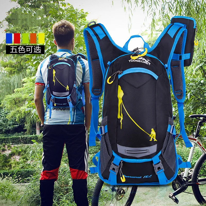 Outdoor Riding Backpack Shoulder Travel Sports Anti-splashing Bicycle Bag Water Bag for Riding Off-road Cycling Hiking