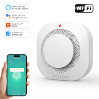 Home Security Smoke Detector - Advanced Smoke Sensor and Fire Alarm with SmartLife & Tuya Compatibility Gautone