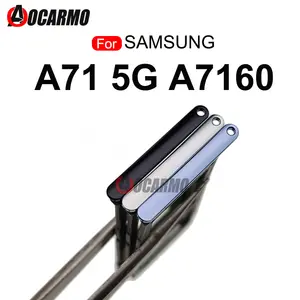 Bilashmart 1 SIM Card Samsung Galaxy A71 5G A7160 A716U/F Single / Dual Sim Tray Slot Holder Replacement Parts