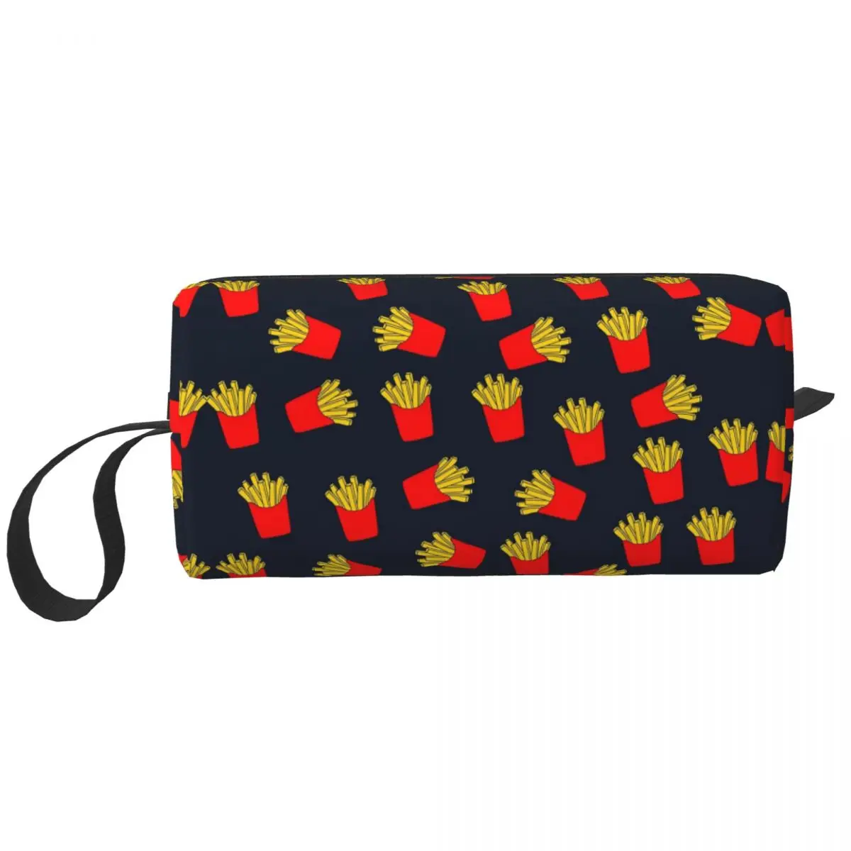 Cute Fries Makeup Bag Cosmetic Organizer Storage Dopp Kit Toiletry Cosmetic Bag for Women Beauty Travel Pencil Case