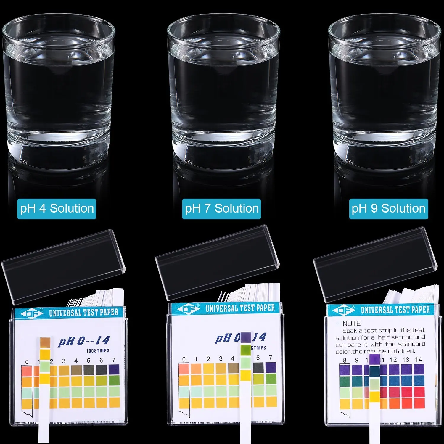 pH Test Strips Universal pH 0-14 Test Paper Litmus for Test Body Acid Alkaline pH Level Skin Care Aquariums Drinking Water