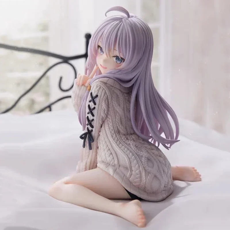 Elaina Anime Figure Wandering Witch The Journey of Elaina Action Figures Cute Girl Figurine Pvc Model Doll Collection Toy Gifts