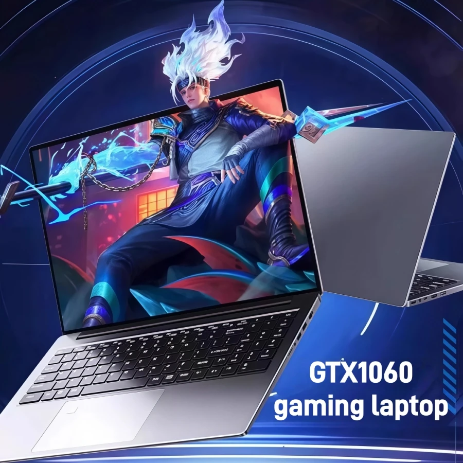 كمبيوتر محمول للألعاب GTX1060 مقاس 15.6 بوصة كمبيوتر محمول محمول إنتل N95 16 جيجابايت DDR4 1 تيرا بايت SSD ويندوز 11 كمبيوتر محمول لوحة مفاتيح بإضاءة خلفية