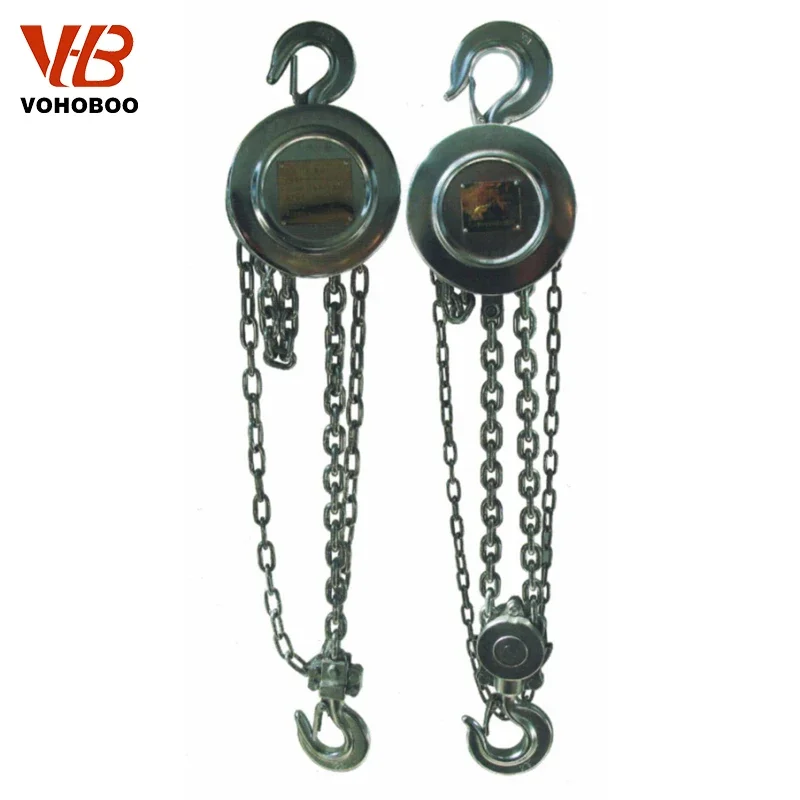 Convenient To Take Stainless Steel Hoist Pulley Chain Block Manual Chain Hoist for Lifting Material Handling Equipment