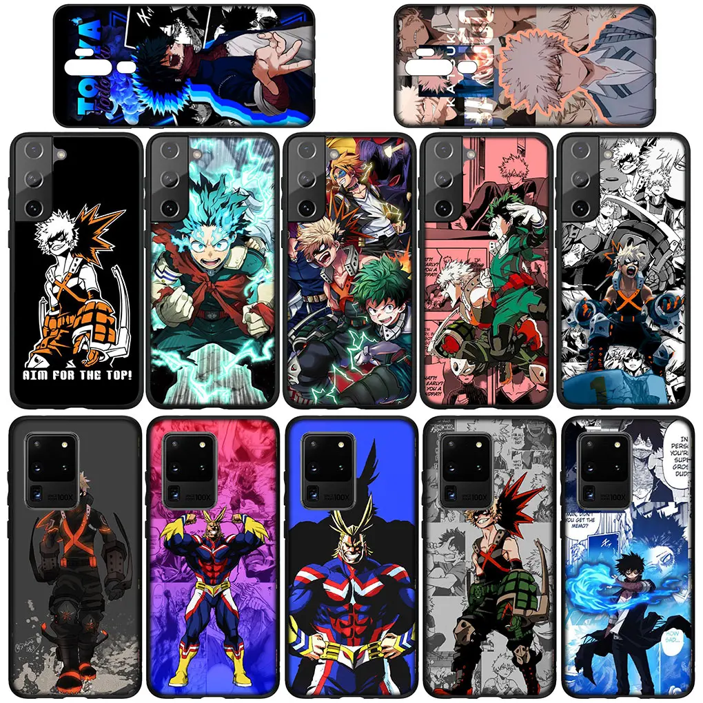 Dabi My Hero Academia Midoriya Izuku Phone Cover Case for Xiaomi Redmi Note 10 12 Pro Max 10A 10C 12C 10X 10S 8T C Soft Casing