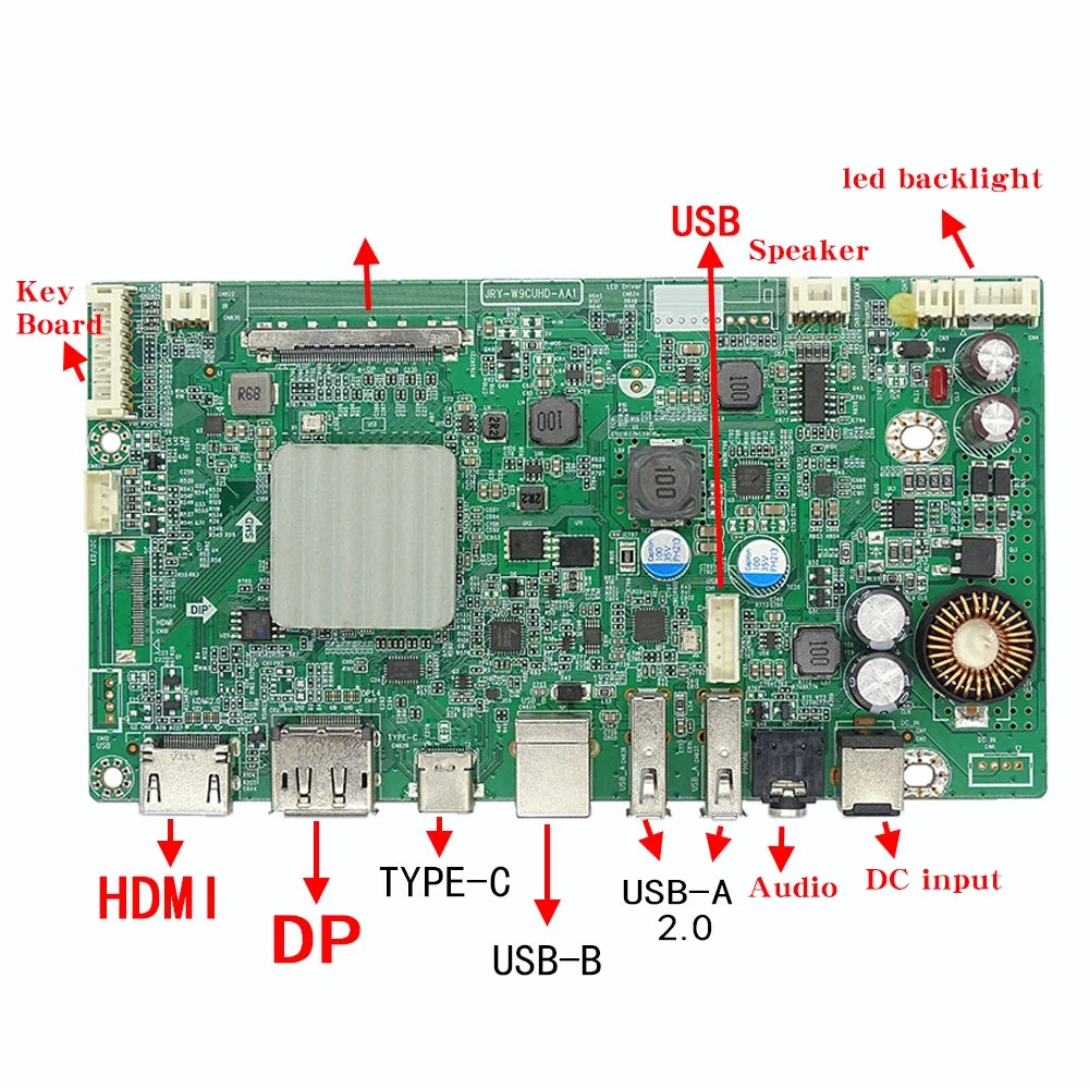 27 '' iMac A1419 A2115 5K LCD Controller With DP Type-c Driver Board DIY Monitor kit For LM270QQ1 LM270QQ2 Screen Test Mainboard