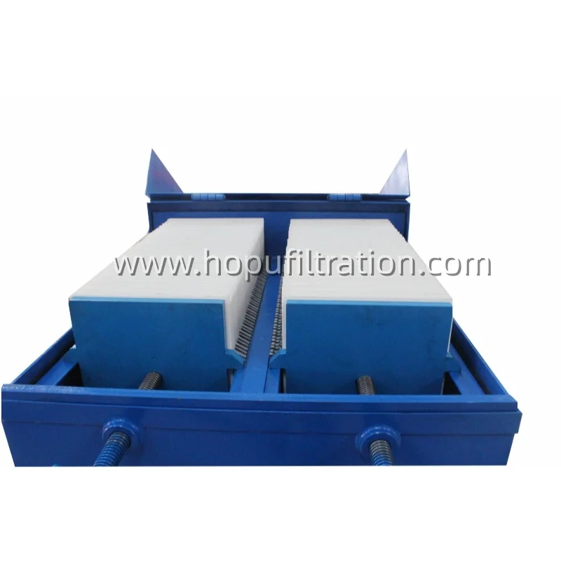 New Small Mobile Plate Frame Filter Press 8 Gal Capacity 0.5 MPa Pressure for Transformer & Engine Oil Impurity Separation