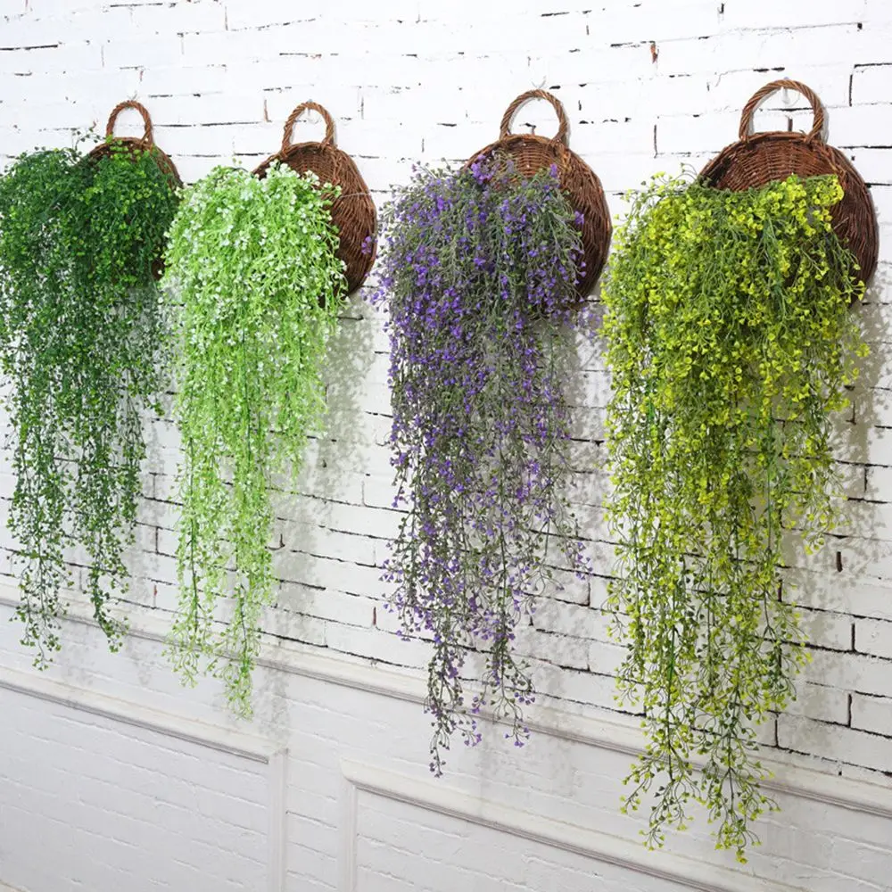 New Storage Container Flower Basket Wall Hanging Handmade Weaving Hanging Planter Garden Pots Home & Living