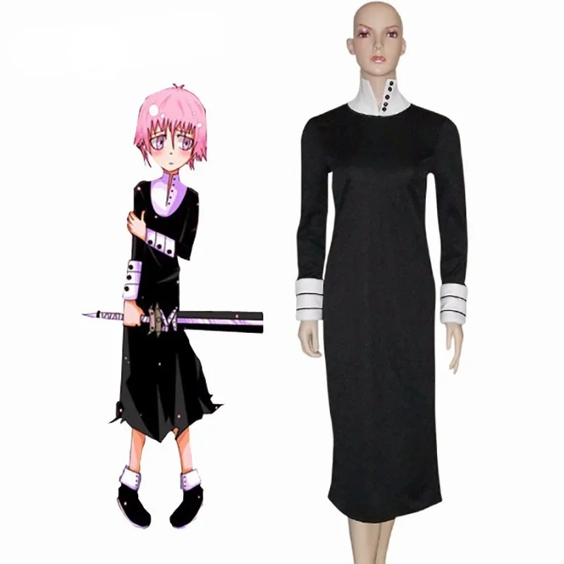 

Anime Soul Eater Chrona Black Outfit Cosplay Costume For Halloween Christmas