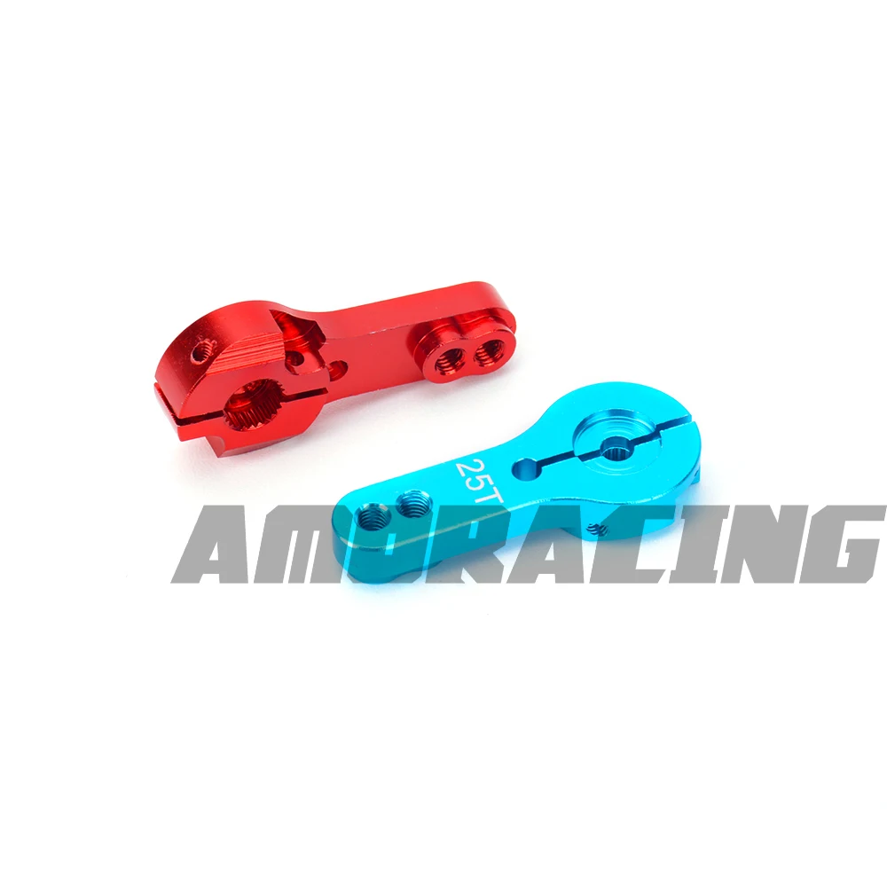 25T Metal Servo swing arm One-way Servo Arm For 1/10 1/8 RC Electric Remote Control Model Car Crawler Boat Desert Truck