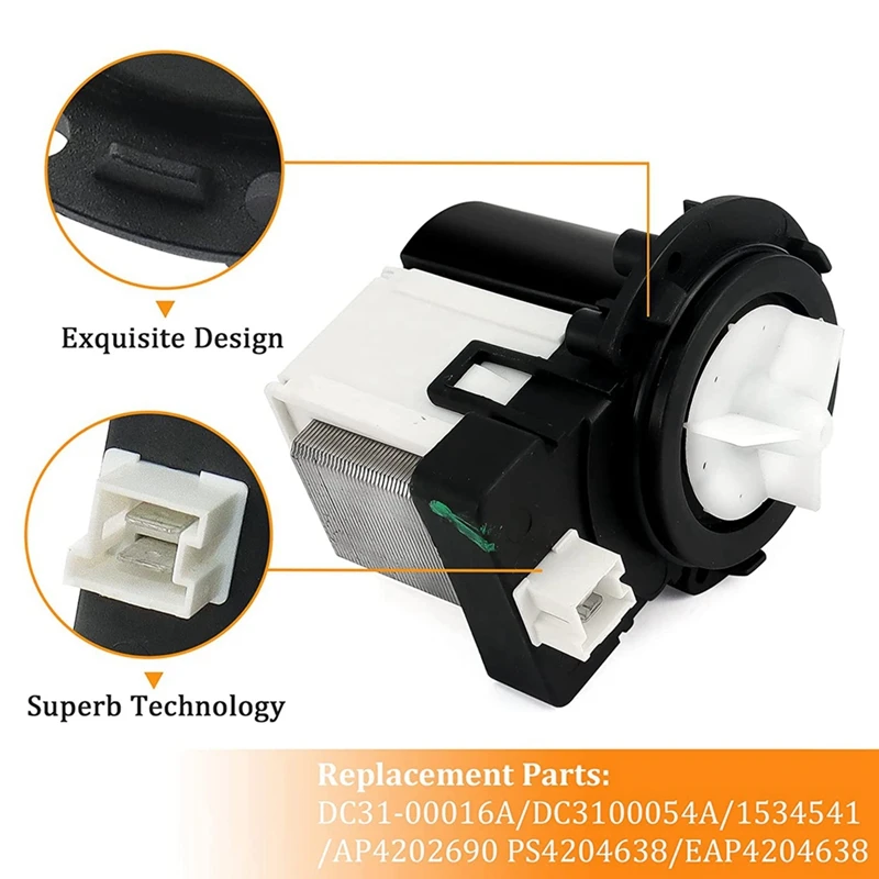 Мотор сливного насоса для стиральной машины Samsung, запчасти для мотора стиральной машины Ken-More