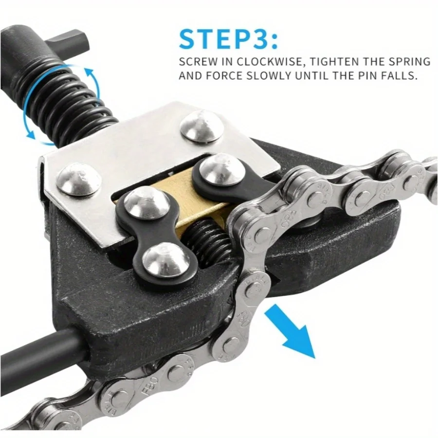 Roller Chain Breaker Motorcycle and Bicycle Chain Remover Pincer Cutoff Automotive Repair Tools