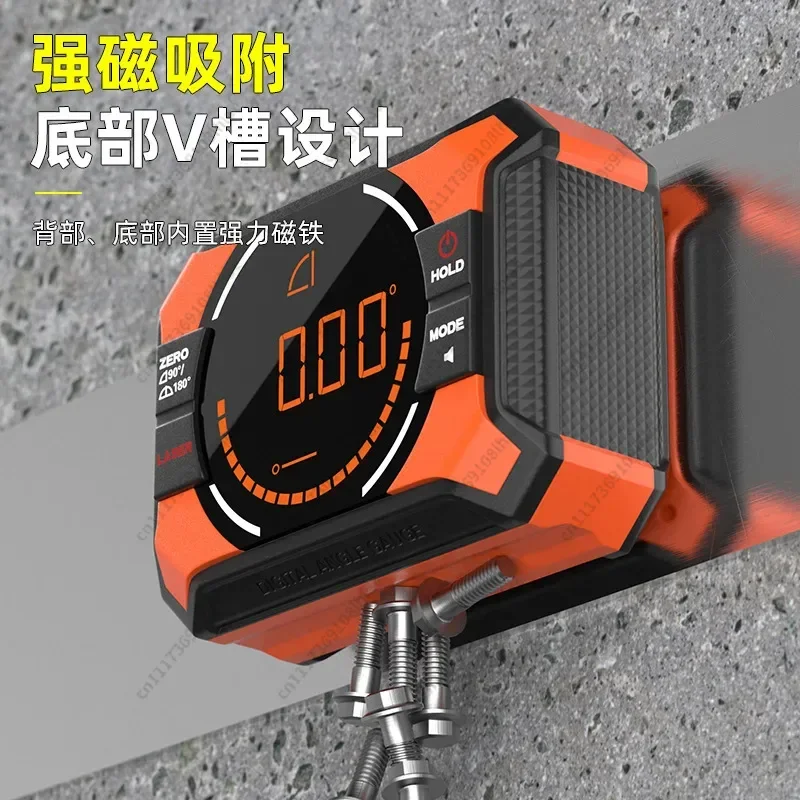 Digital Inclinometer Angle Finder Magnetic Base High Precision Digital Protractor Slope Gauge Measuring Tool