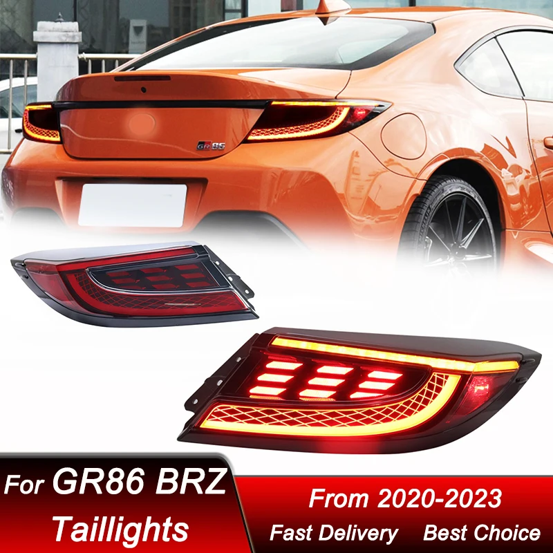 

Pop Car Tail Lights For Toyota GR86 & Subaru BRZ 2020-2023 New Style Full LED Tail Lamp Dynamic Turn Signal Light Tail Lamp Asse