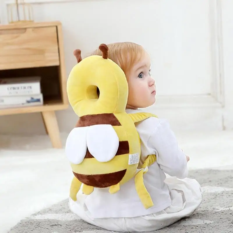 Baby Head Protector Backpack Pillow For Kids 1-3 Y Toddler Children Soft PP Cotton Protective Cushion Cartoon Security Pillows