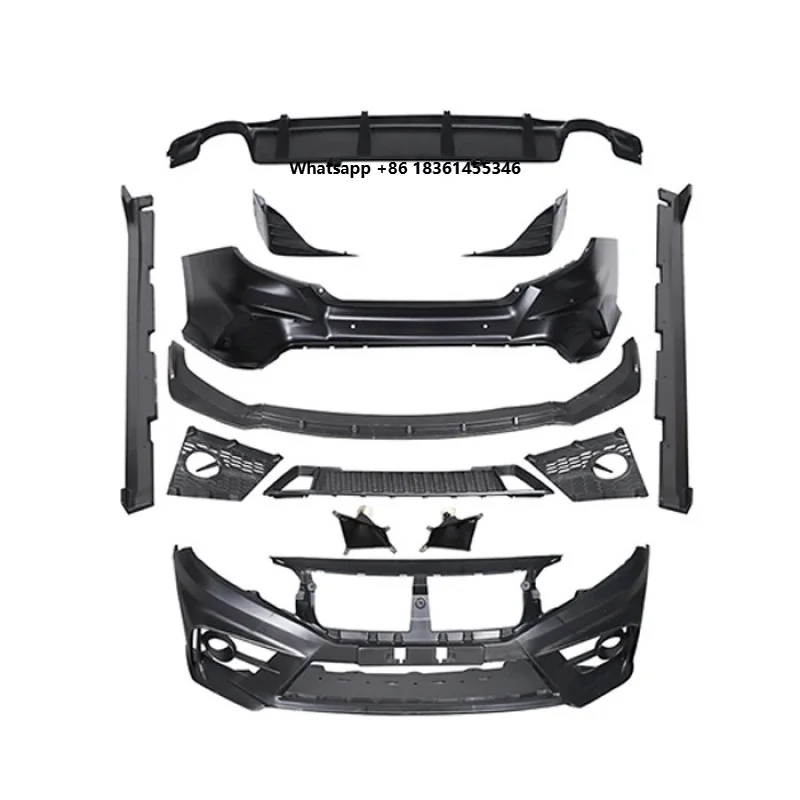 

For Yofer 10th gen 2016 2017 2018 2019 2020 auto bumpers diffuser lip side skirts accessories body kit car bumpers