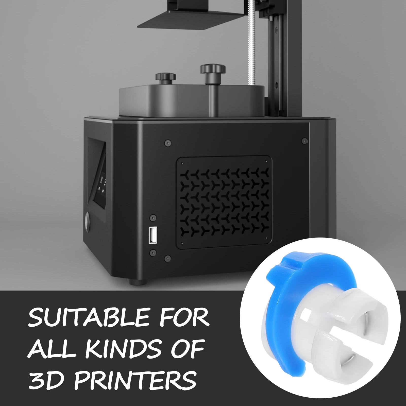

1 set Tube 3D Printer Parts Pipe Clip Hotend Connector Fitting Plastic Coupling Tube Clamp Support Accessories