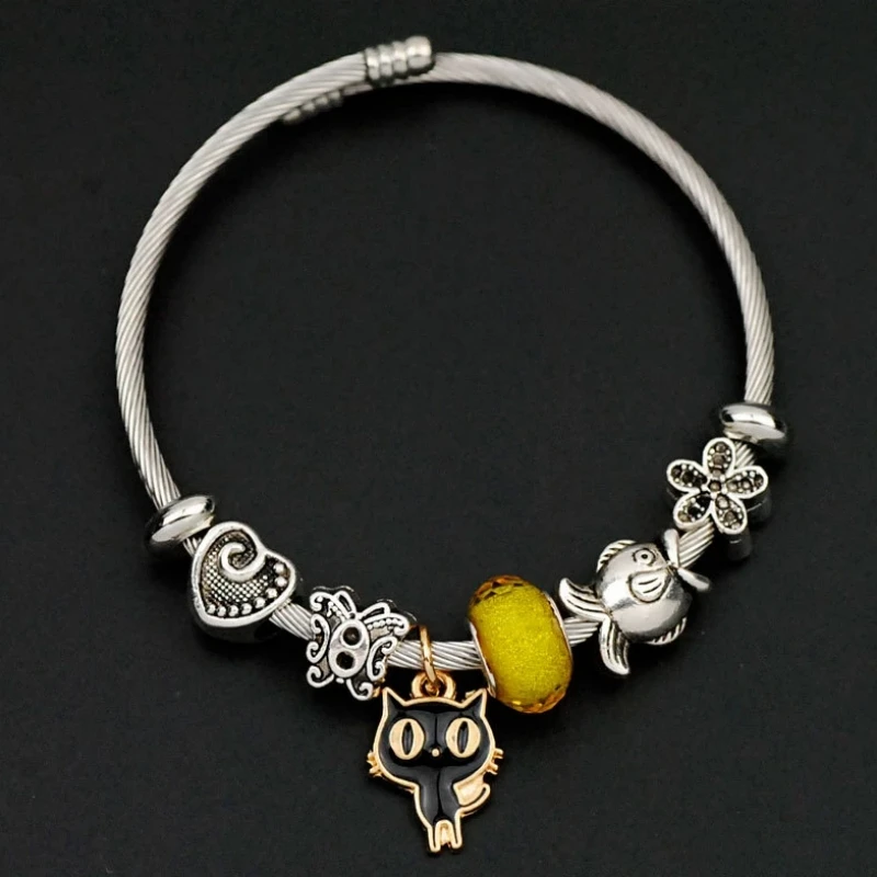 Fashionable High-End Crystal Bracelet for Women Stainless Steel Butterfly Design Luxury Minimalist Accessory Hand Jewelry