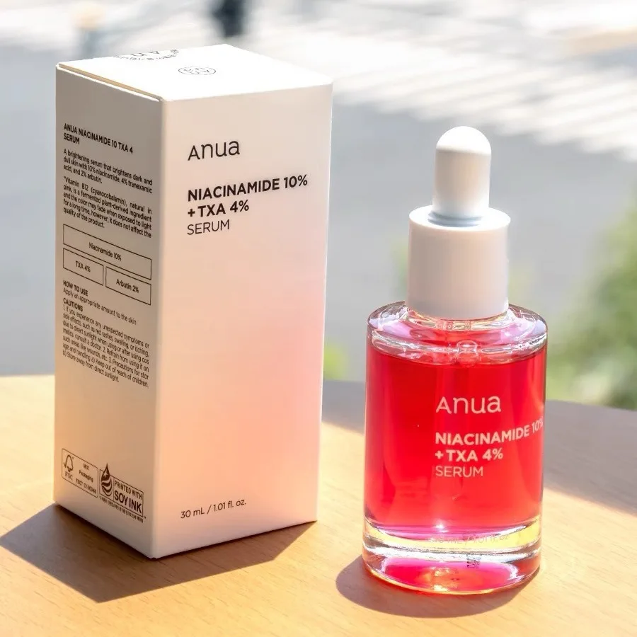 Anua Peach 70% Niacinamide Serum Essence Toner 30ml Houttuynia Cordata Quercetin Facial Cleanser