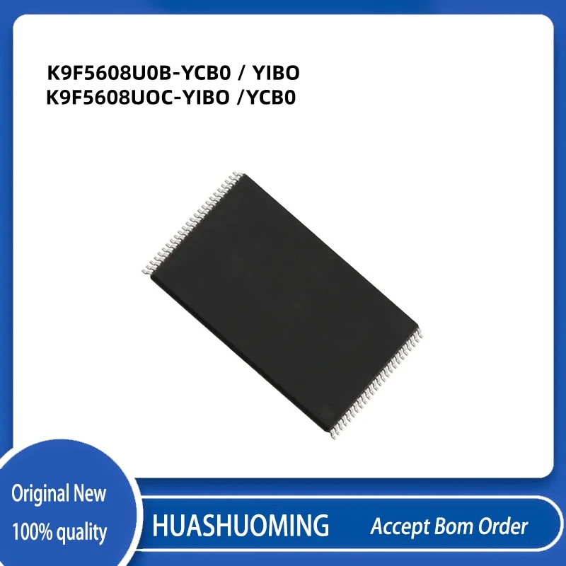 100pcs/lot K9F5608U0B  K9F5608U0B-YCB0 /  YIBO    K9F5608UOC-YIBO /YCB0    K9F5608UOC