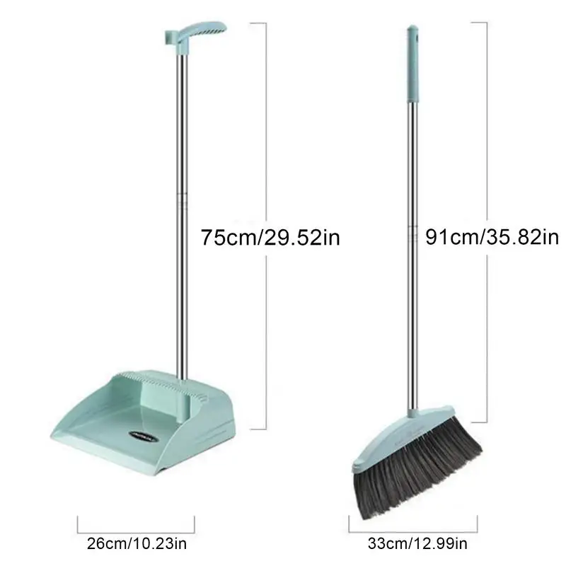 New Broom And Scoop Set Dustpan Dust Brooms Sets Dustpan Combination Cleaning Pet Hair Home Cleaning Products Garbage Collector