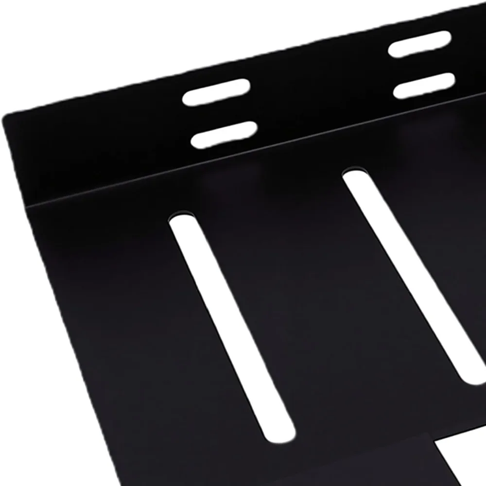 Adjustable Under Desk PC Mount Non-Slip Pads Silicone Pads Heavy Duty CPU Bracket Suit Square Tube Legs Computer Holder Office