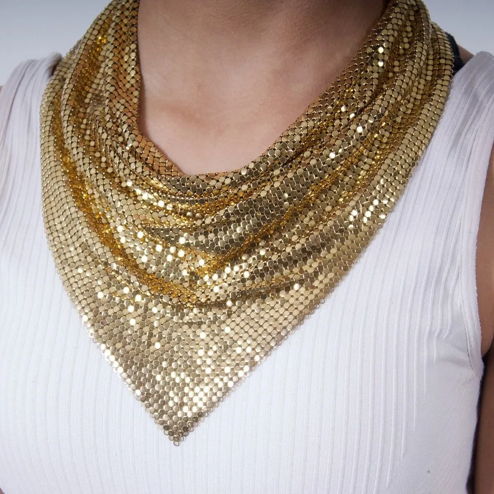 ファッションスカーフスパンコール三角スカーフ韓国スタイルヘッドカチショールヘッドバンドネックラップネックレス三角形ヒジャーブスカーフ男性