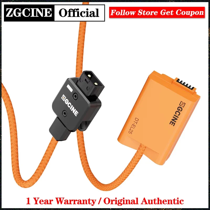 

ZGCINE D-Tap to DT-EL25 Dummy Battery Cable For Nikon Camera