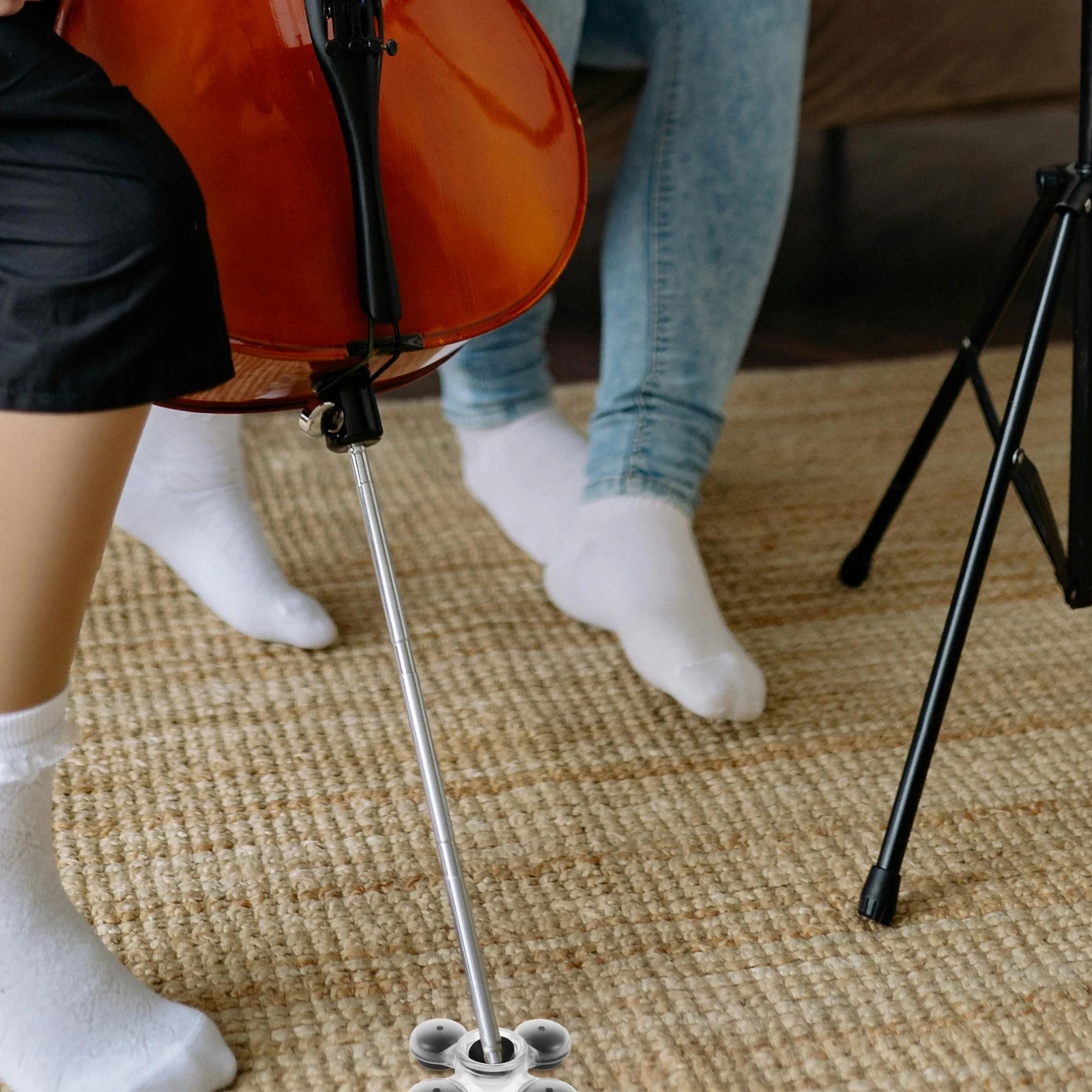 

Cello Anti-Slip Pad Rubber Endpin Mat Floor Protection Non-Slip Stability For Cello Performance Practice Instrument Accessories